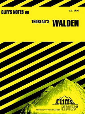 cover image of CliffsNotes on Thoreau's Walden